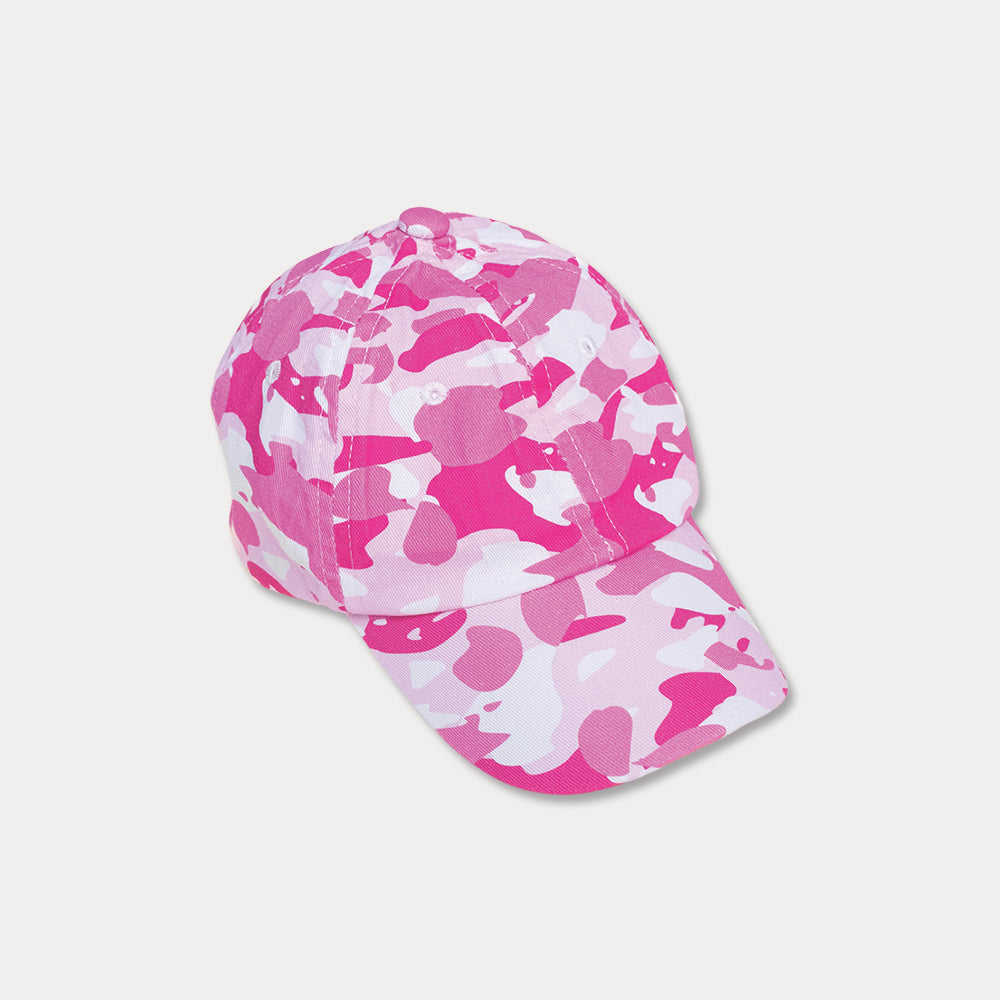 Gorra De Camuflaje Para Niña