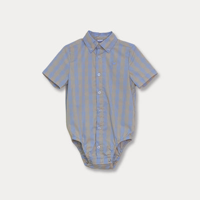 Body Camisa De Cuadros Para Bebé Niño