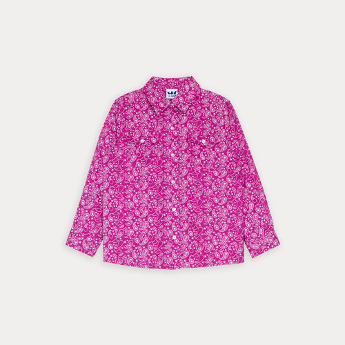 Camisa Fuscia De Bacterias