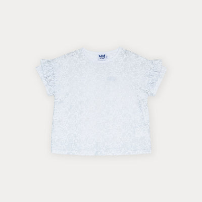 Franela Blanca Con Estampado Bacterias