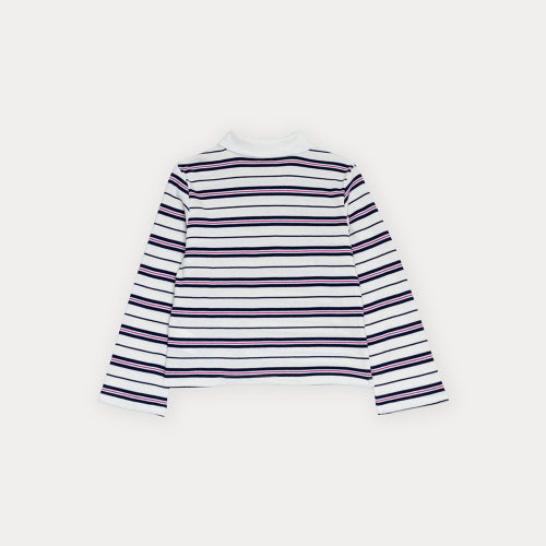 Chemise Manga Larga De Rayas