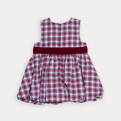 Vestido De Cuadros Rojos