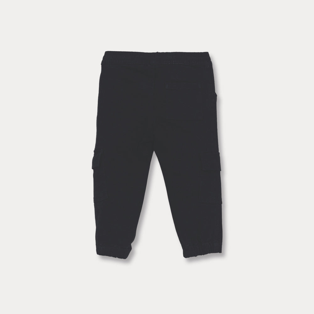 Pantalón Negro Cargo Para Bebé Niño