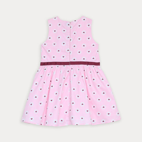 Vestido Rosado De Flores