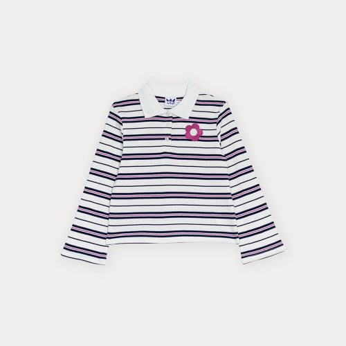 Chemise Manga Larga De Rayas