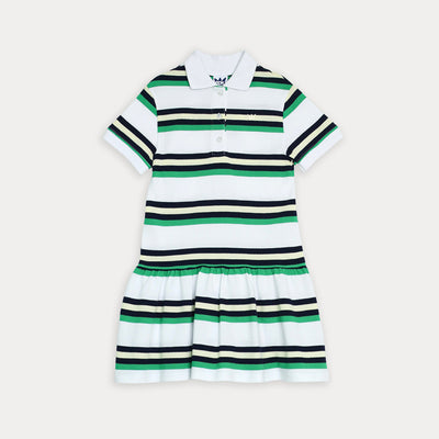 Vestido de rayas para niña