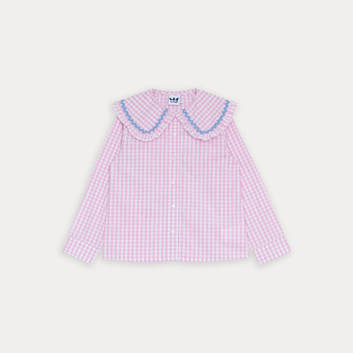 Blusa De Cuadros Rosados