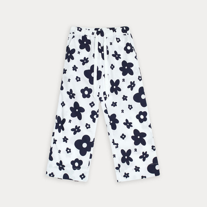 Pantalón de flores para niña