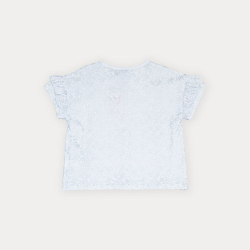 Franela Blanca Con Estampado Bacterias