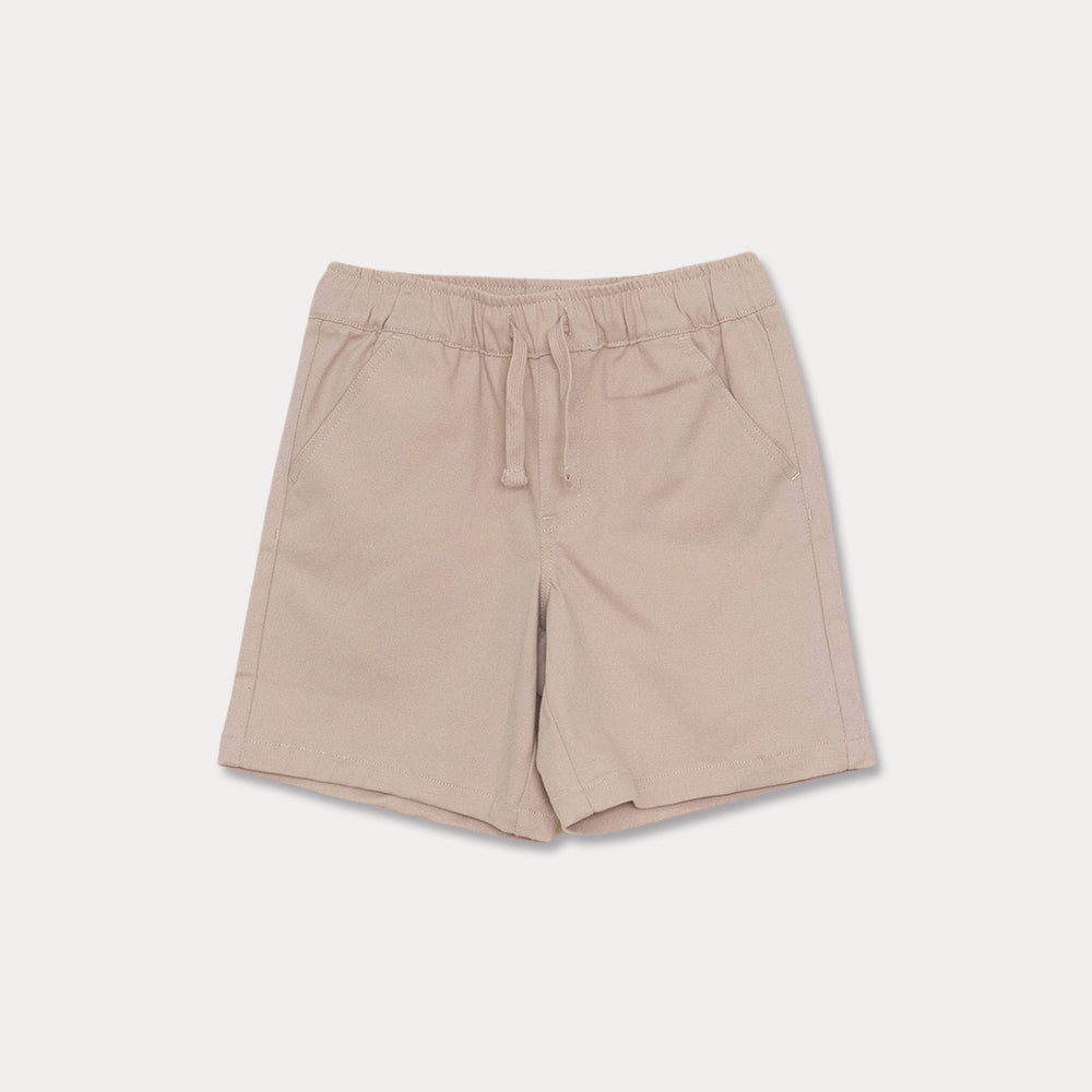 Short Beige Para Niño