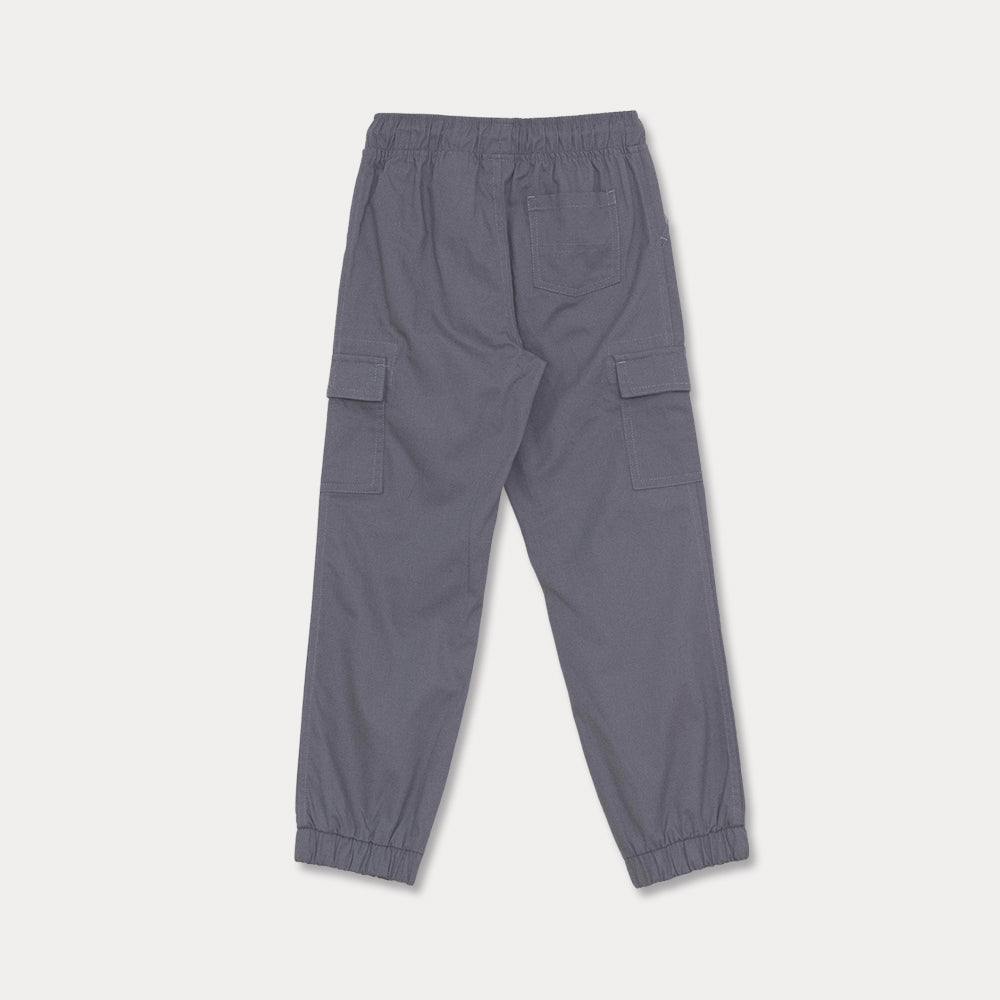 Pantalón Gris Cargo Para Niño