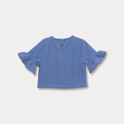 Blusa De Chambray Para Niña