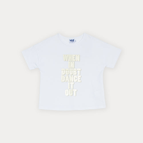 Franela Blanca Con Frase