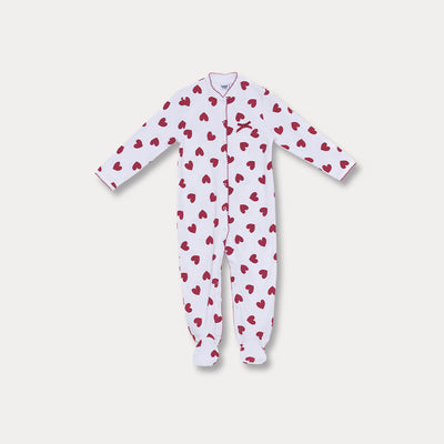 Pijama De Corazones Para Bebé Niña