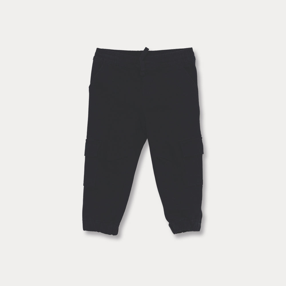 Pantalón Negro Cargo Para Bebé Niño