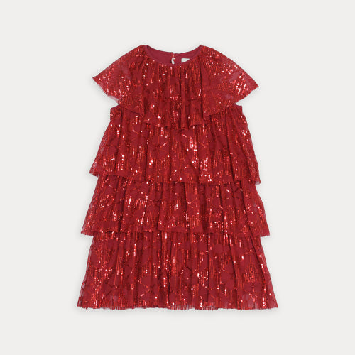 Vestido De Lentejuelas Rojo