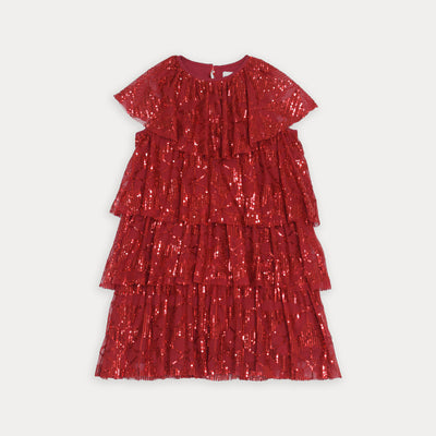 Vestido De Lentejuelas Rojo