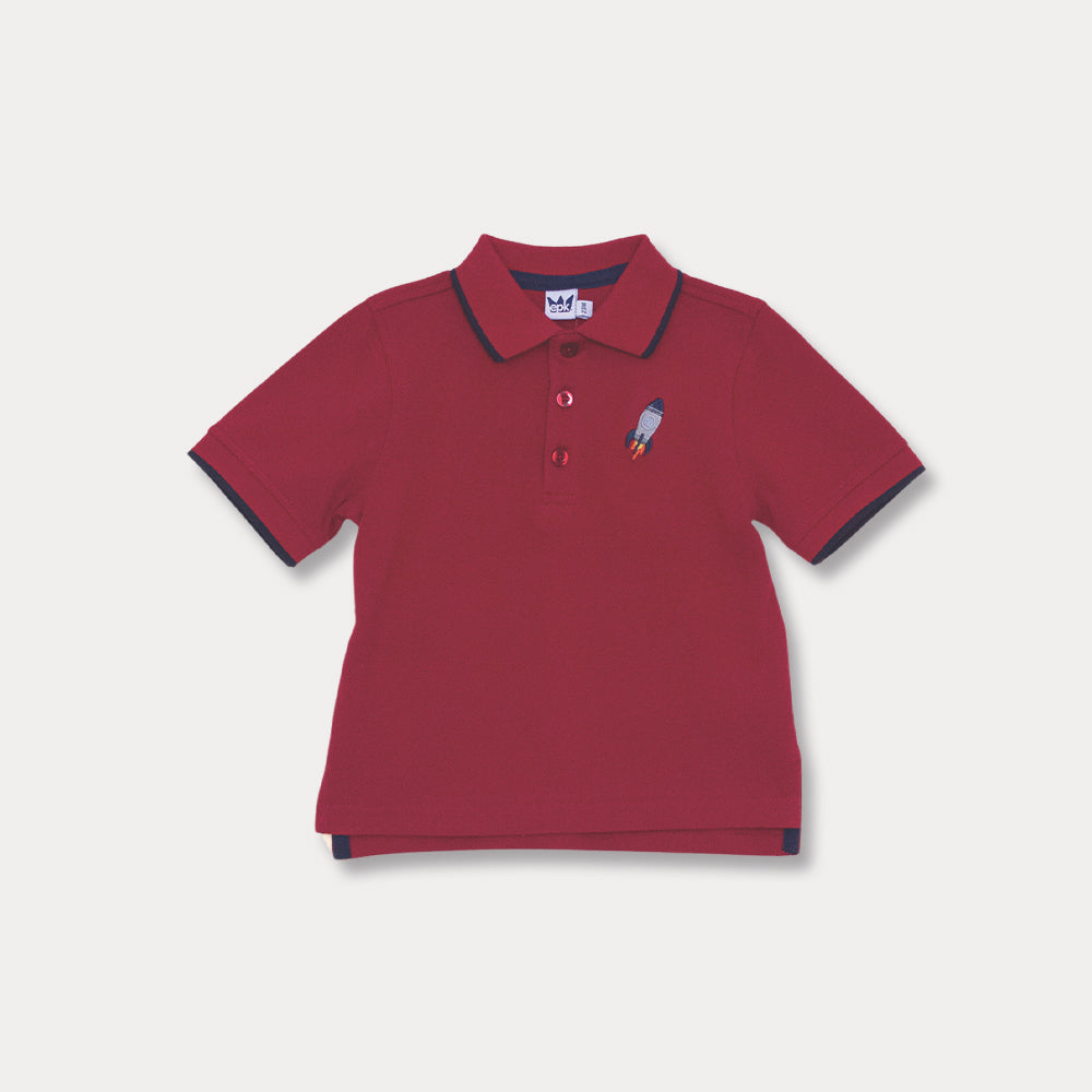 Chemise Roja Para Bebé Niño