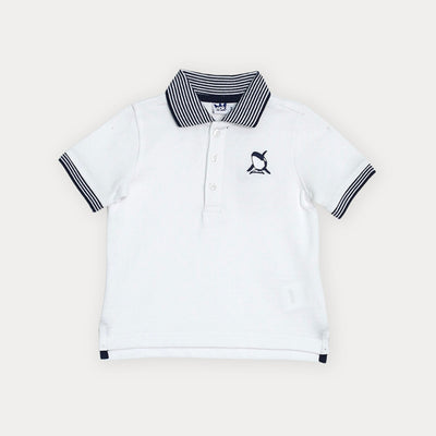 Chemise blanca para bebé niño