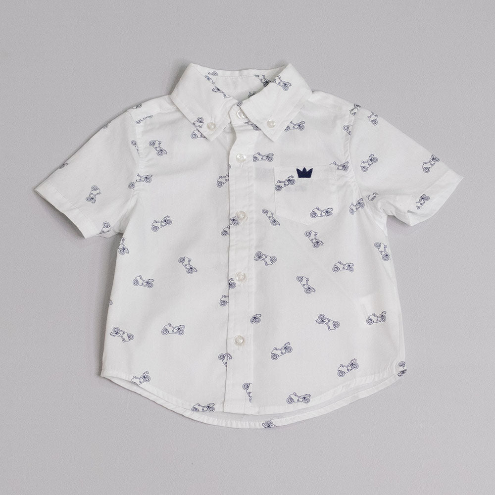 Camisa estampado de motos